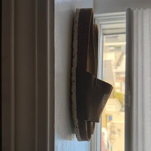 Elegant Dark Brown Sandals Made in Spain